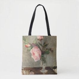 Berthe Morisot, Esthetische pioen schilderij Tote Bag