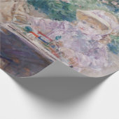 Berthe Morisot - Eugene Manet met zijn dochter Cadeaupapier (Hoek)