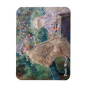 Berthe Morisot - Eugene Manet met zijn dochter Magneet (Verticaal)