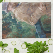 Berthe Morisot - Eugene Manet met zijn dochter Theedoek (Gevouwen)