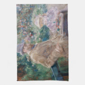 Berthe Morisot - Eugene Manet met zijn dochter Theedoek (Verticaal)