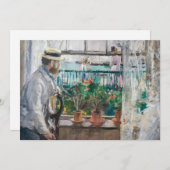 Berthe Morisot - Eugene Manet op het eiland Wight Bedankkaart (Voorkant / Achterkant)