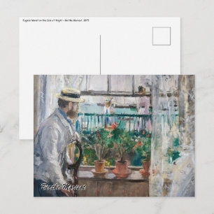 Berthe Morisot - Eugene Manet op het eiland Wight Briefkaart