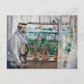 Berthe Morisot - Eugene Manet op het eiland Wight Briefkaart (Voorkant)