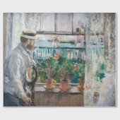 Berthe Morisot - Eugene Manet op het eiland Wight Cadeaupapier (Vlak)