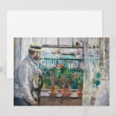 Berthe Morisot - Eugene Manet op het eiland Wight Kaart (Voorkant / Achterkant)