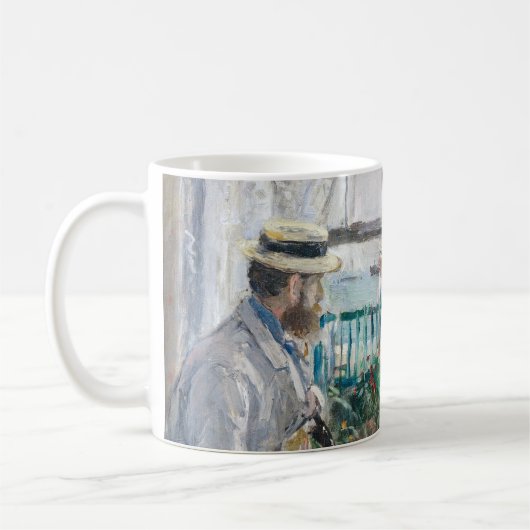 Berthe Morisot - Eugene Manet op het eiland Wight Koffiemok (Links)