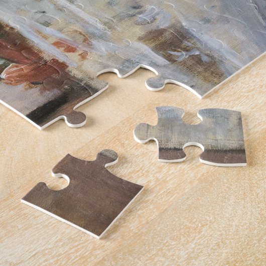 Berthe Morisot - Eugene Manet op het eiland Wight Legpuzzel (Zijkant)