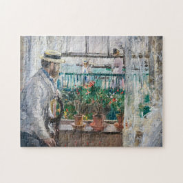 Berthe Morisot - Eugene Manet op het eiland Wight Legpuzzel
