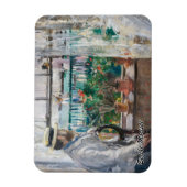 Berthe Morisot - Eugene Manet op het eiland Wight Magneet (Verticaal)