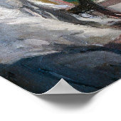 Berthe Morisot - Eugene Manet op het eiland Wight Poster (Hoek)