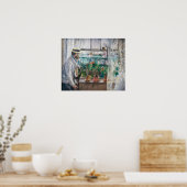 Berthe Morisot - Eugene Manet op het eiland Wight Poster (Keuken)