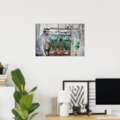 Berthe Morisot - Eugene Manet op het eiland Wight Poster (Thuiskantoor)