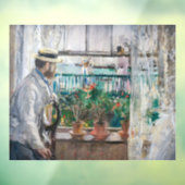 Berthe Morisot - Eugene Manet op het eiland Wight Raamsticker (Vel 3)