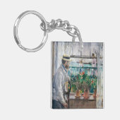 Berthe Morisot - Eugene Manet op het eiland Wight Sleutelhanger (Voorkant Links)