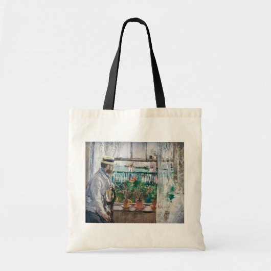 Berthe Morisot - Eugene Manet op het eiland Wight Tote Bag (Voorkant)