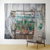 Berthe Morisot - Eugene Manet op het eiland Wight Wandkleed (In Situ (horizontaal))