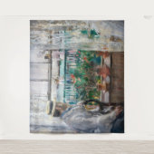 Berthe Morisot - Eugene Manet op het eiland Wight Wandkleed (Voorkant)