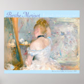 Berthe Morisot French Impressionism Woman Toilette Poster (Voorkant)