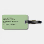 Berthe Morisot - Girl in a Boat with Gese Bagagelabel (Achterkant horizontaal)