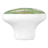 Berthe Morisot - Girl in a Boat with Gese Keramische Knop (Zijkant)