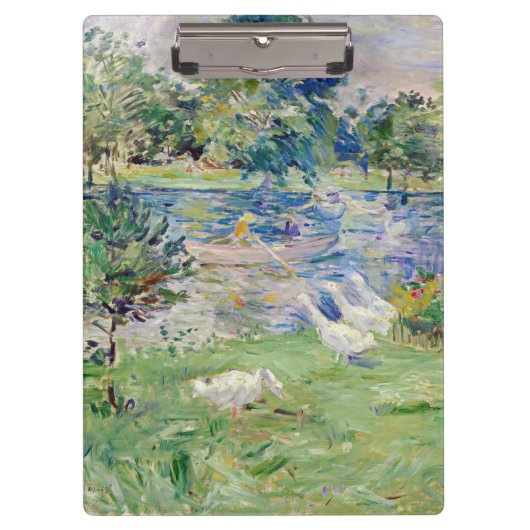 Berthe Morisot - Girl in a Boat with Gese Klembord (Voorkant)