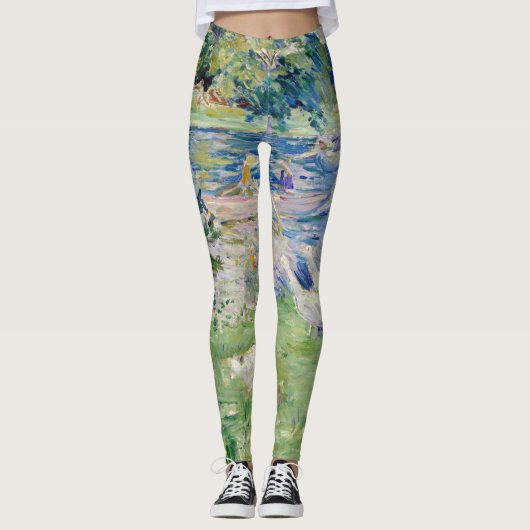 Berthe Morisot - Girl in a Boat with Gese Leggings (Voorkant)