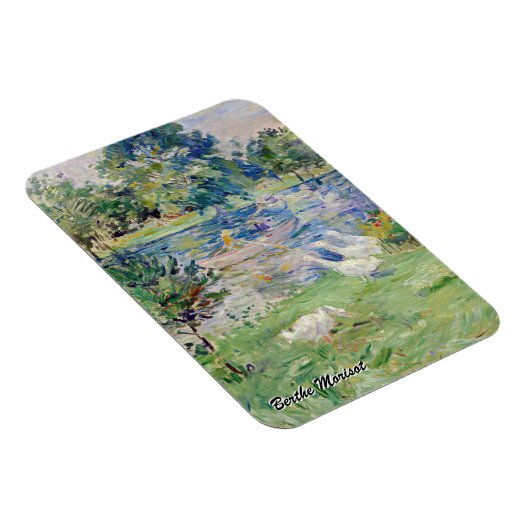 Berthe Morisot - Girl in a Boat with Gese Magneet (Rechterzijde)