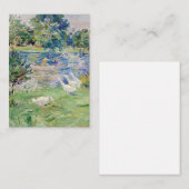 Berthe Morisot - Girl in a Boat with Gese Notitiekaartje (Voorkant / Achterkant)