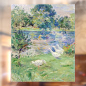Berthe Morisot - Girl in a Boat with Gese Raamsticker (Vel 2)