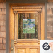 Berthe Morisot - Girl in a Boat with Gese Raamsticker (Huis Deur)