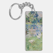 Berthe Morisot - Girl in a Boat with Gese Sleutelhanger (Voorkant Links)