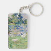 Berthe Morisot - Girl in a Boat with Gese Sleutelhanger (achterkant)