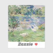 Berthe Morisot - Girl in a Boat with Gese Sticker (Vel)