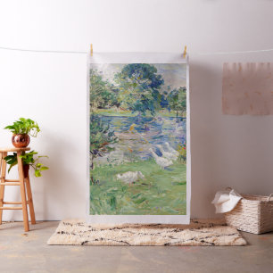 Berthe Morisot - Girl in a Boat with Gese Stof