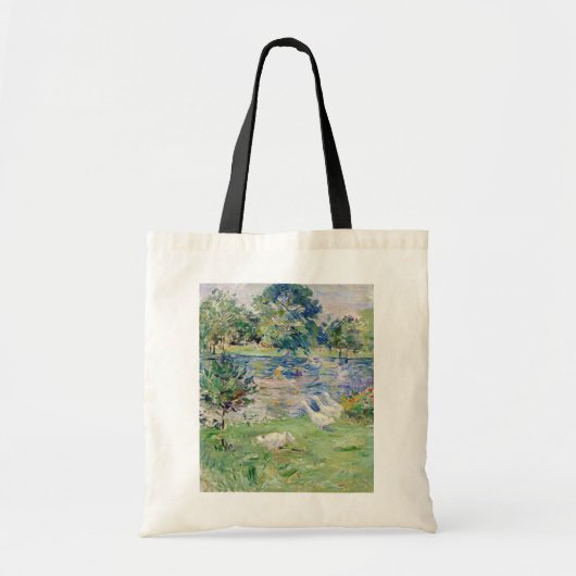 Berthe Morisot - Girl in a Boat with Gese Tote Bag (Voorkant)