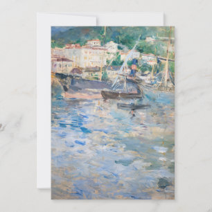 Berthe Morisot - Haven van Nice Bedankkaart
