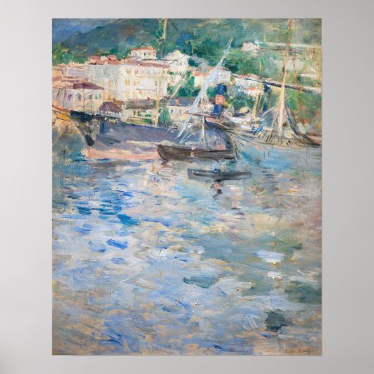 Berthe Morisot - Haven van Nice Poster (Voorkant)