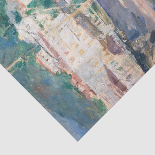 Berthe Morisot - Haven van Nice Tissuepapier (Detail)