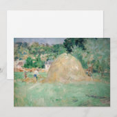 Berthe Morisot - Haystacks op Bougival Bedankkaart (Voorkant / Achterkant)