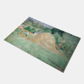 Berthe Morisot - Haystacks op Bougival Deurmat (Schuin)