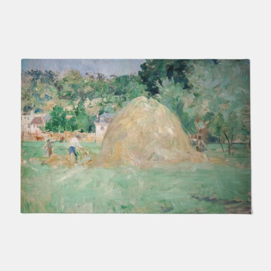 Berthe Morisot - Haystacks op Bougival Deurmat (Voorkant)