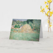 Berthe Morisot - Haystacks op Bougival Kaart (Gele Bloem)