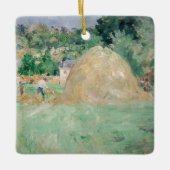 Berthe Morisot - Haystacks op Bougival Keramisch Ornament (Voorkant)
