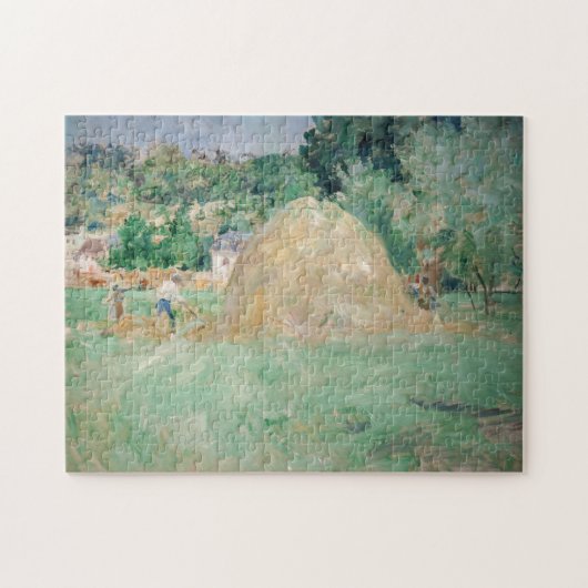 Berthe Morisot - Haystacks op Bougival Legpuzzel (Horizontaal)