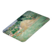 Berthe Morisot - Haystacks op Bougival Magneet (Linkerzijde)