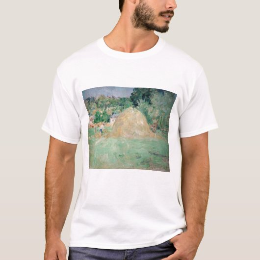 Berthe Morisot - Haystacks op Bougival T-shirt (Voorkant)