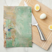 Berthe Morisot - Haystacks op Bougival Theedoek (Quarter Fold)