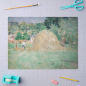 Berthe Morisot - Haystacks op Bougival Tissuepapier (Craft)