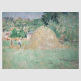 Berthe Morisot - Haystacks op Bougival Tissuepapier